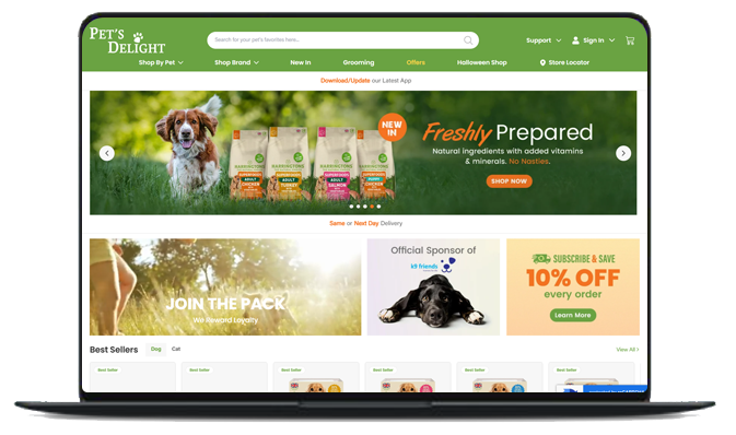 pets delight website